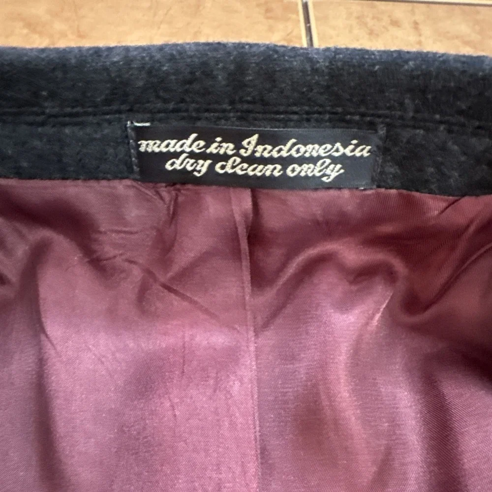 Vintage Christian Aujard Paris-New York Gray Blazer Cashmere Blend Sz 40R Jacket